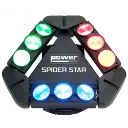 Power Lighting Spider Star led RGBW 9x12W
